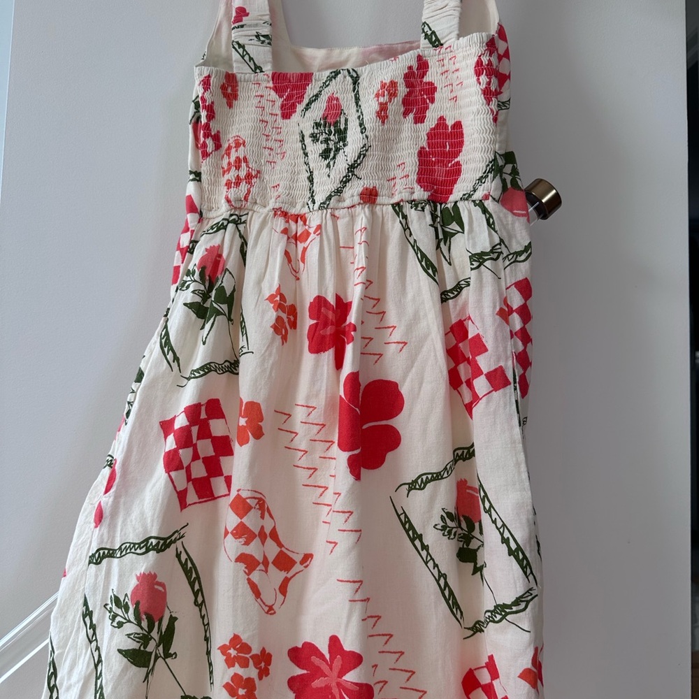 Asymmetrical Floral Print Dress